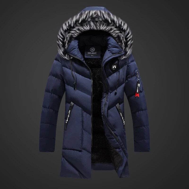 Landon Manteau Homme d'Hiver – Parka Chaude avec Tissu Déperlant et Capuche Ajustable