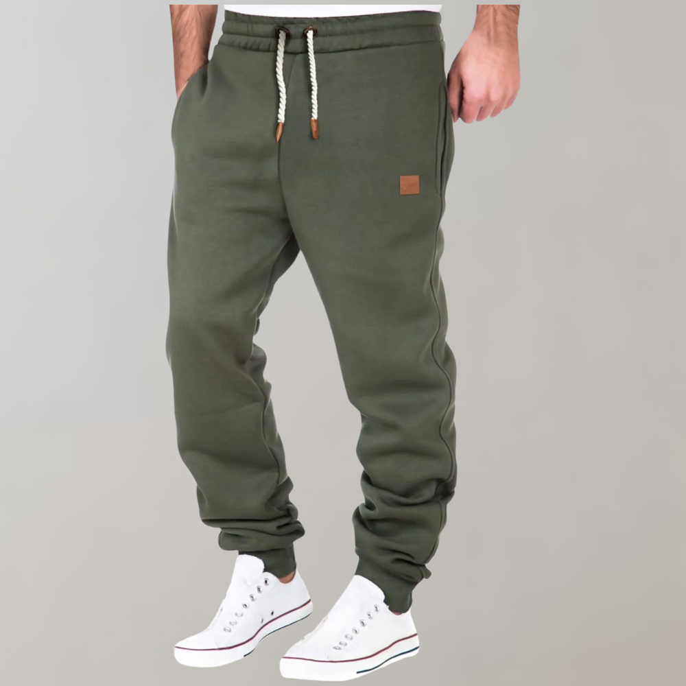 Adrien Pantalon de Jogging Homme – Coton Stretch Respirant, Coupe Ajustée & Confort Quotidien