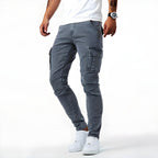 Pantalones cargo Jake para hombre – Vaqueros elásticos modernos con corte ajustado y bolsillos funcionales