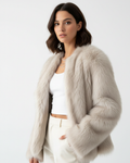 Seraphine Women's Faux Fur Coat – Soft Winter Jacket with Relaxed Fit and Elegant Style