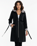 Jennifer Women's Waterproof Windproof Jacket – Slim Fit & All-Season Hooded