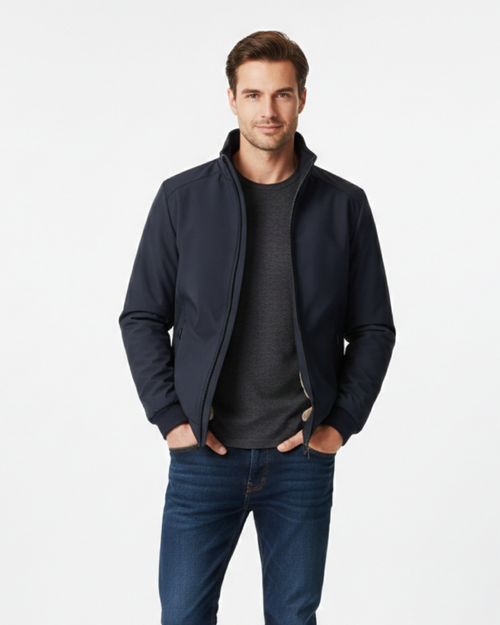 Bastien Veste d’Hiver Homme – Veste Doublée Polaire Déperlante, Chaude & Respirante