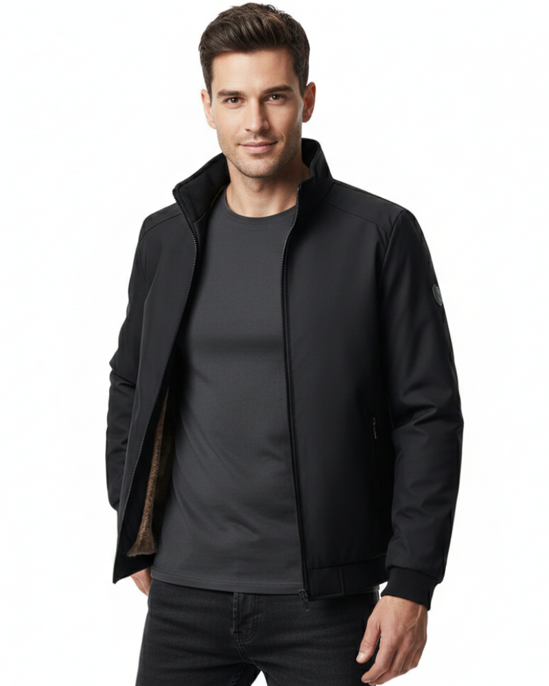 Bastien Veste d’Hiver Homme – Veste Doublée Polaire Déperlante, Chaude & Respirante