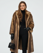 Odessa Cappotto Lungo Invernale Donna – Cappotto Elegante in Fibre Resistenti con Taglio Lungo e Calore Confortevole