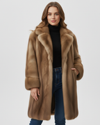 Odessa Cappotto Lungo Invernale Donna – Cappotto Elegante in Fibre Resistenti con Taglio Lungo e Calore Confortevole