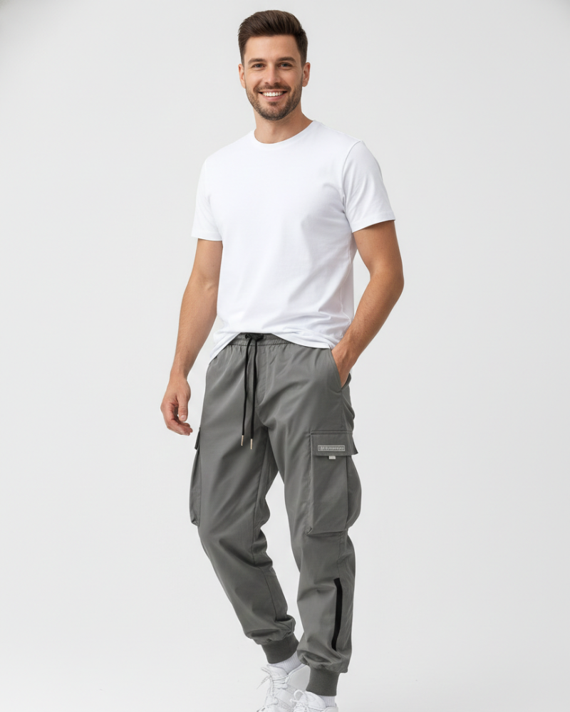Men's Kevin Jogger Cargo – Casual Trousers with Side Pockets & Comfortable Fit