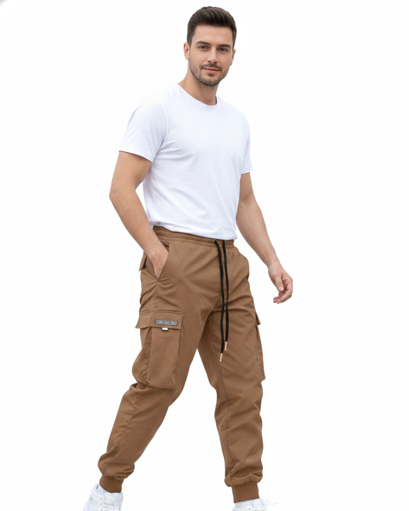 Men's Kevin Jogger Cargo – Casual Trousers with Side Pockets & Comfortable Fit
