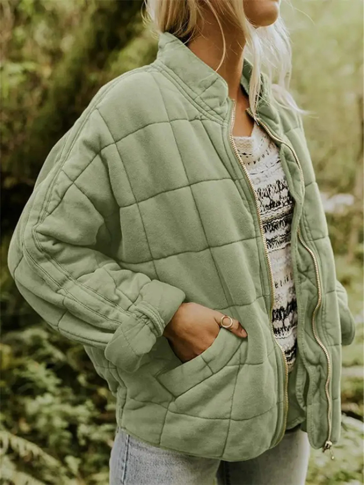 Zorine Veste Matelassée Femme – Veste Chaude et Confortable avec Design Moderne pour l'Automne et l'Hiver