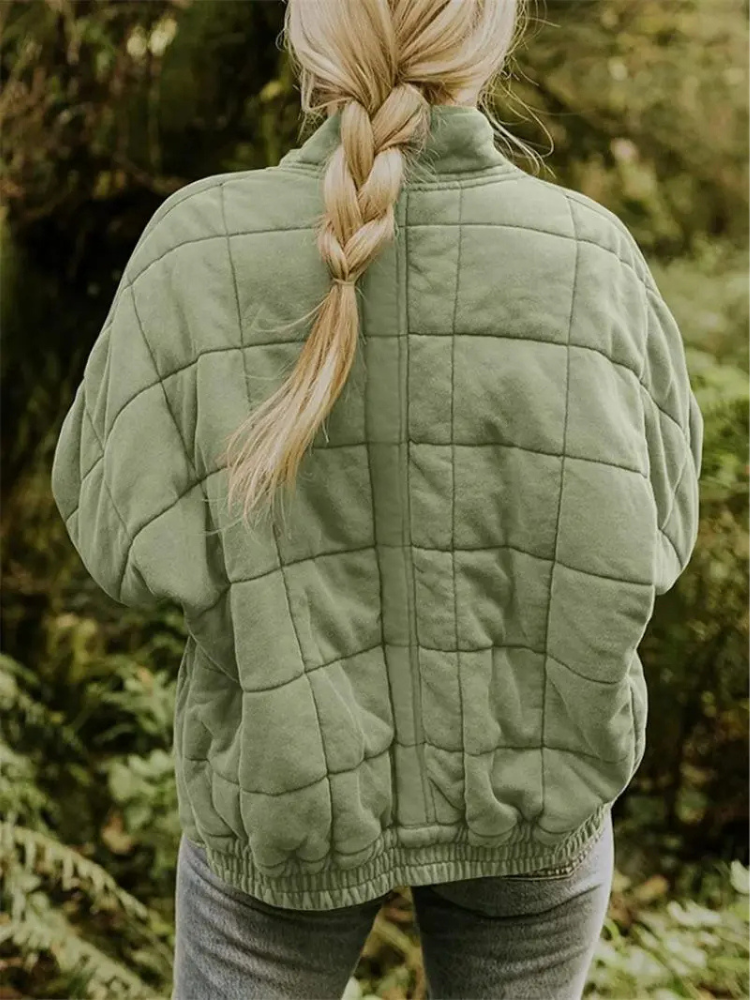 Zorine Women's Quilted Jacket – Warm and Comfortable Jacket with Modern Design for Autumn and Winter