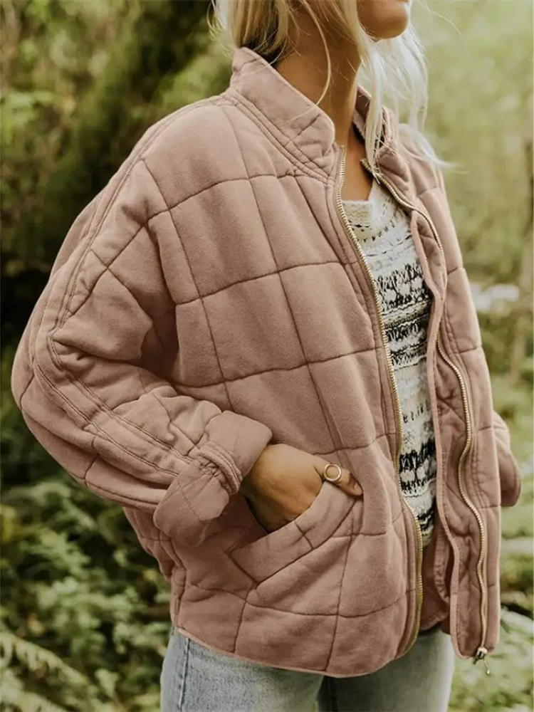 Zorine Veste Matelassée Femme – Veste Chaude et Confortable avec Design Moderne pour l'Automne et l'Hiver