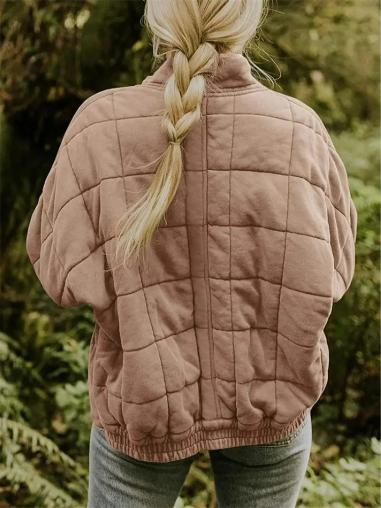 Zorine Women's Quilted Jacket – Warm and Comfortable Jacket with Modern Design for Autumn and Winter