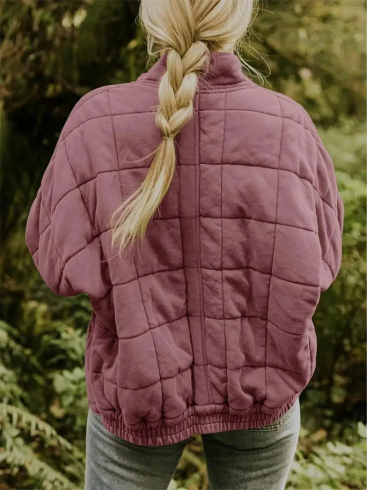 Zorine Women's Quilted Jacket – Warm and Comfortable Jacket with Modern Design for Autumn and Winter