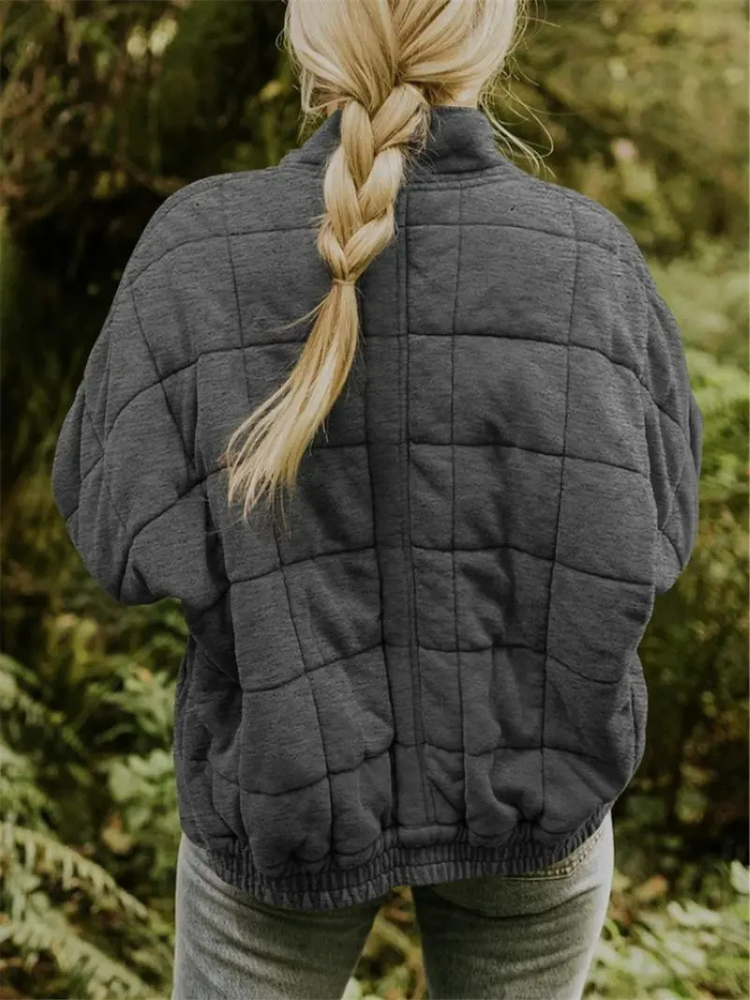 Zorine Women's Quilted Jacket – Warm and Comfortable Jacket with Modern Design for Autumn and Winter