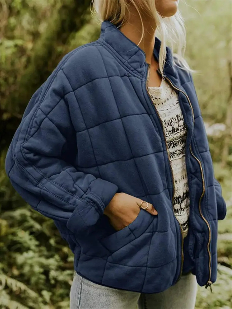 Zorine Veste Matelassée Femme – Veste Chaude et Confortable avec Design Moderne pour l'Automne et l'Hiver