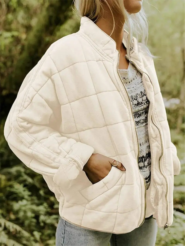 Zorine Veste Matelassée Femme – Veste Chaude et Confortable avec Design Moderne pour l'Automne et l'Hiver