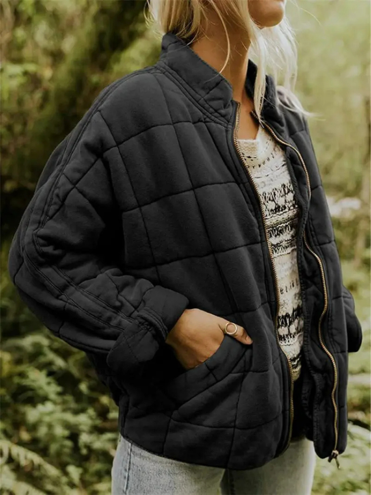 Zorine Veste Matelassée Femme – Veste Chaude et Confortable avec Design Moderne pour l'Automne et l'Hiver