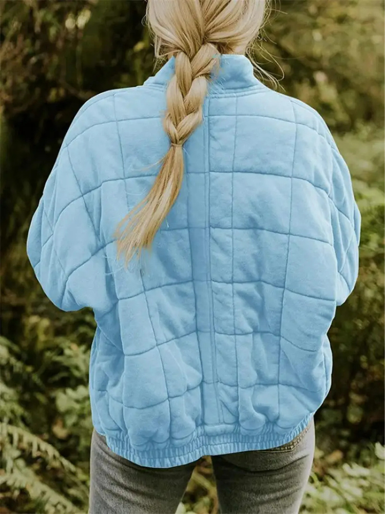 Zorine Women's Quilted Jacket – Warm and Comfortable Jacket with Modern Design for Autumn and Winter