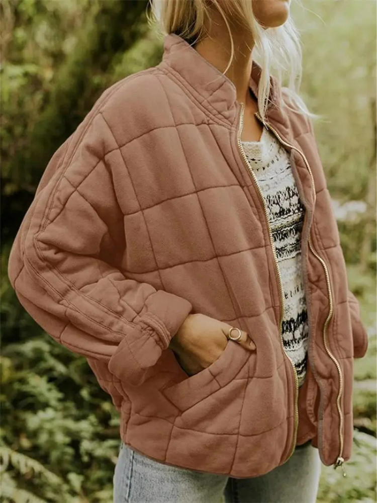 Zorine Veste Matelassée Femme – Veste Chaude et Confortable avec Design Moderne pour l'Automne et l'Hiver