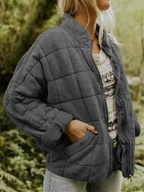 Zorine Veste Matelassée Femme – Veste Chaude et Confortable avec Design Moderne pour l'Automne et l'Hiver