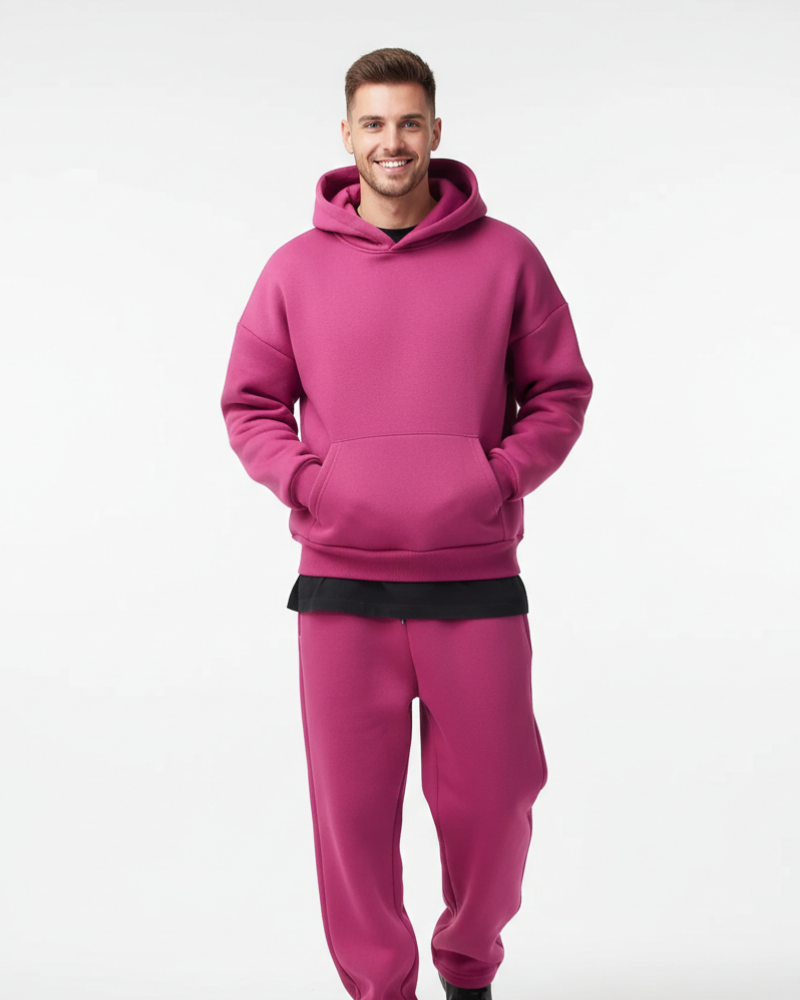 Nathan Ensemble Jogging Homme – Ensemble Hoodie et Pantalon Confortable à Coupe Décontractée