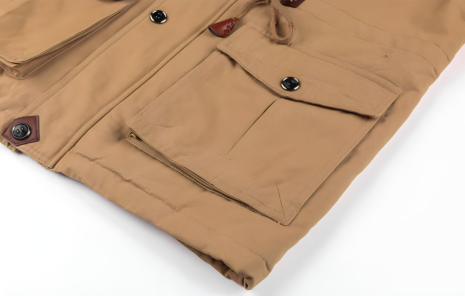 Alaric Men's Military Jacket – Waterproof Parka with Fleece Lining and Adjustable Waist