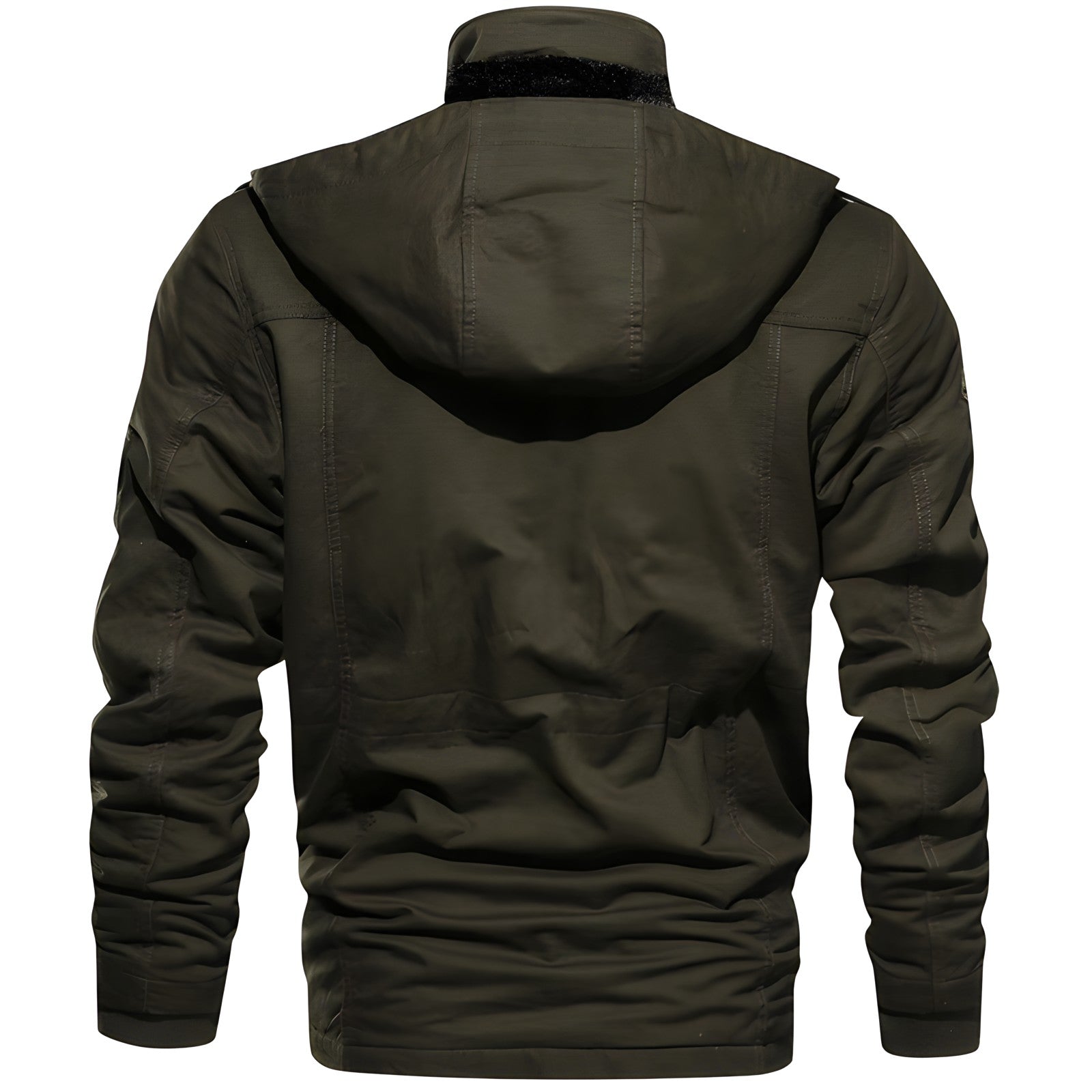 Alaric Veste Militaire Homme – Parka Imperméable avec Doublure Polaire et Taille Ajustable