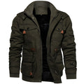 Alaric Men's Military Jacket – Waterproof Parka with Fleece Lining and Adjustable Waist