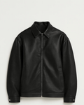 Gabriel Men's Leather Jacket – Modern Fit Zipped Blouson & Elegant Urban Style