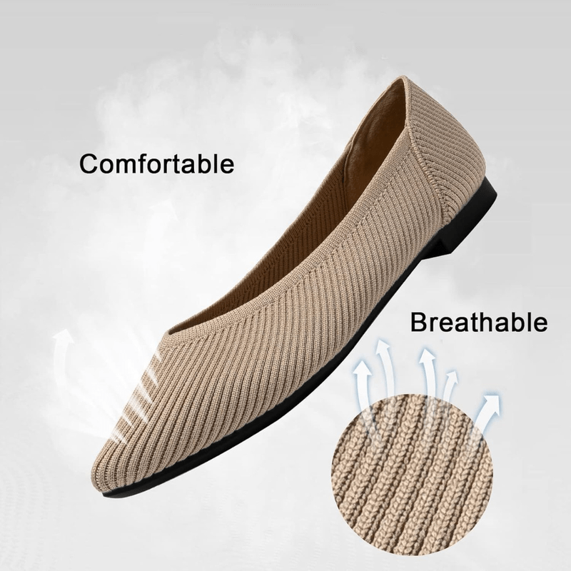 Ysoria Ballerines Femme Pointues – Ballerines en Maille Respirante avec Semelle Souple et Confort Quotidien