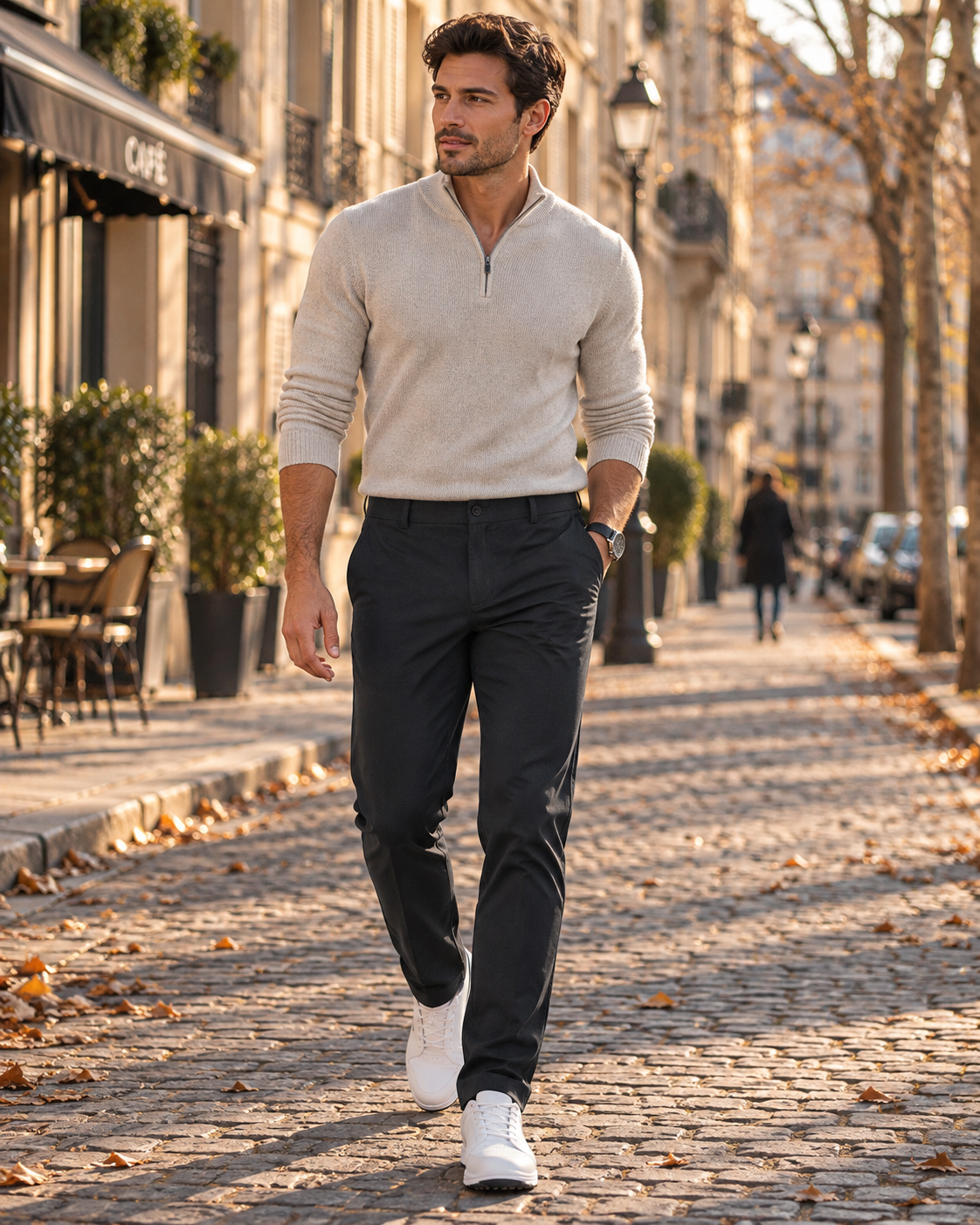 Benedict Pantalon Golf Homme – Coupe Droite, Extensible, Séchage Rapide et 4 Poches