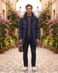 Landon Cappotto Invernale Uomo – Parka Caldo con Tessuto Idrorepellente e Cappuccio Regolabile