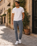 Pantalones cargo Jake para hombre – Vaqueros elásticos modernos con corte ajustado y bolsillos funcionales