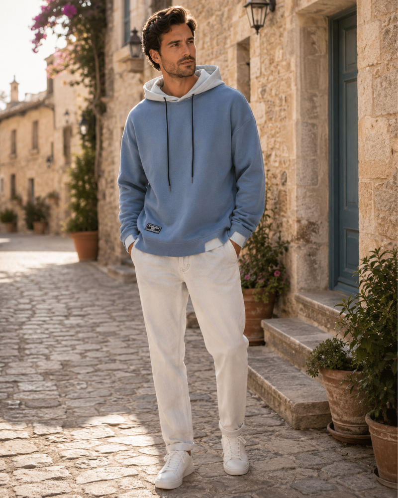 William Men's Hoodie – Premium Soft Hoodie with Adjustable Hood and Kangaroo Pocket