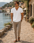 Elliot T-Shirt Uomo in Cotone – T-Shirt Unita Leggera a Maniche Corte per l’Estate
