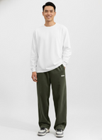 Parker Pantaloni Uomo in Velluto a Coste Loose Fit – Taglio Dritto Casual e Stile Streetwear Moderno