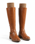 Camille Bottes Femme en Cuir – Chaussures Élégantes, Confortables & Style Intemporel