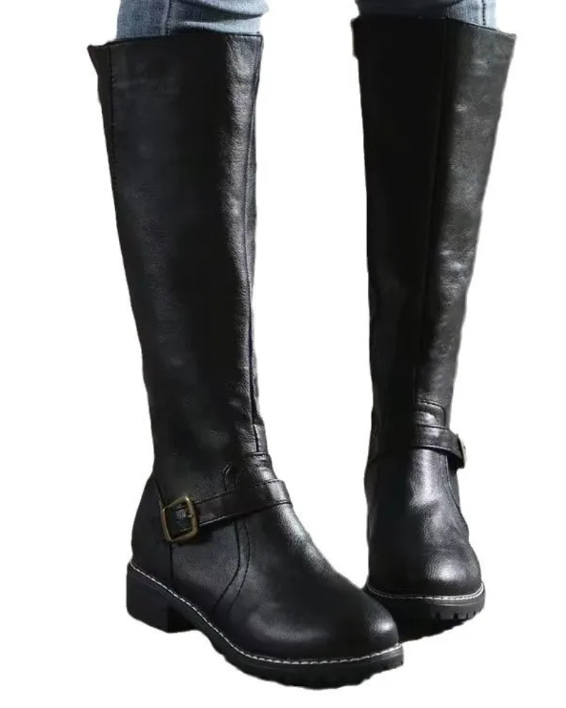 Camille Women's Leather Boots – Elegant, Comfortable & Timeless Style Footwear