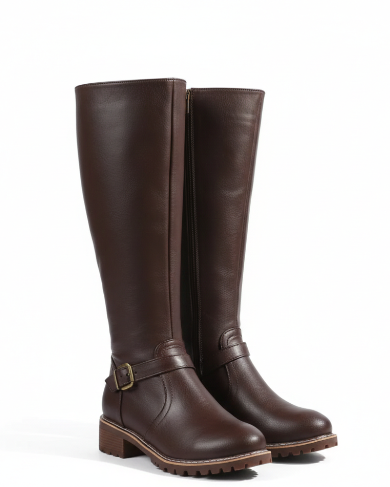 Camille Women's Leather Boots – Elegant, Comfortable & Timeless Style Footwear