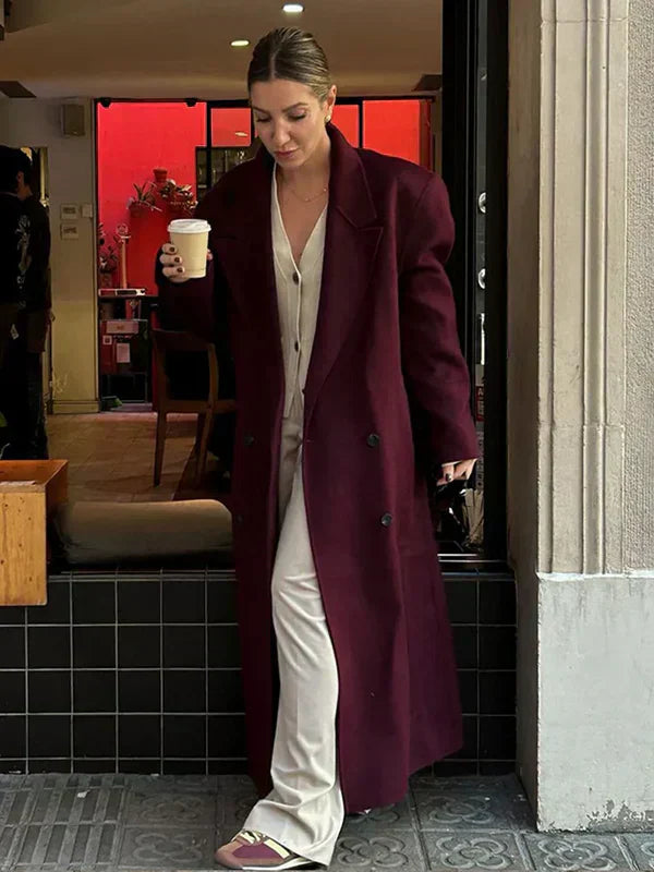 Jessica Women's Wool Coat – Elegant and Warm Coat with a Timeless Style for Winter