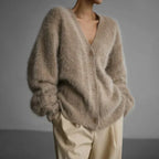 Madeline Cardigan Donna in Cashmere – Cardigan Ampio 100% Cashmere Morbido ed Elegante