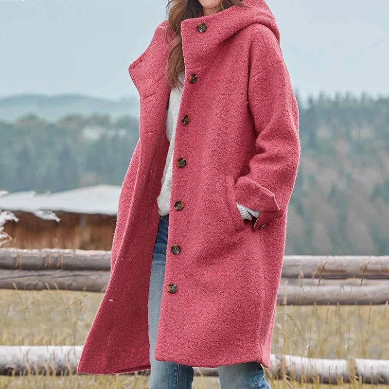 Madison Women's Winter Coat - Warm Jacket with Stylish Hood & Feminine Cut