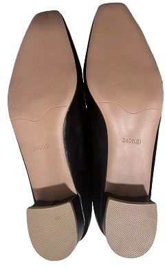 Selora Women's Mary Jane Loafers – Genuine Leather Shoes with Block Heel and Optimal Comfort