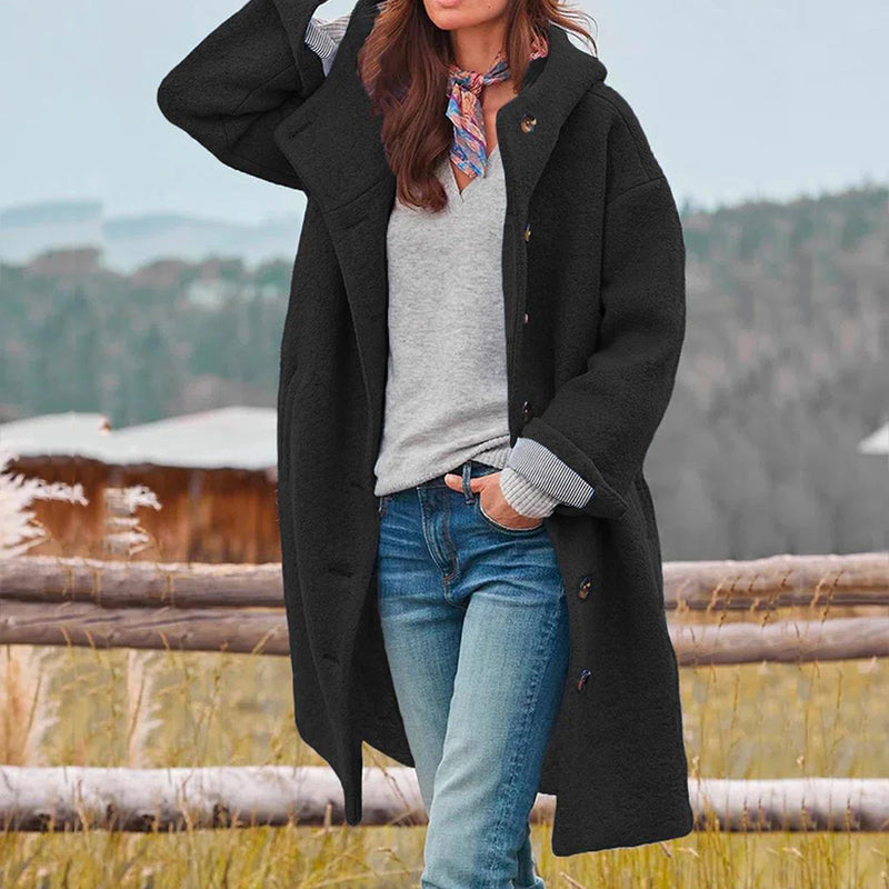 Madison Women's Winter Coat - Warm Jacket with Stylish Hood & Feminine Cut
