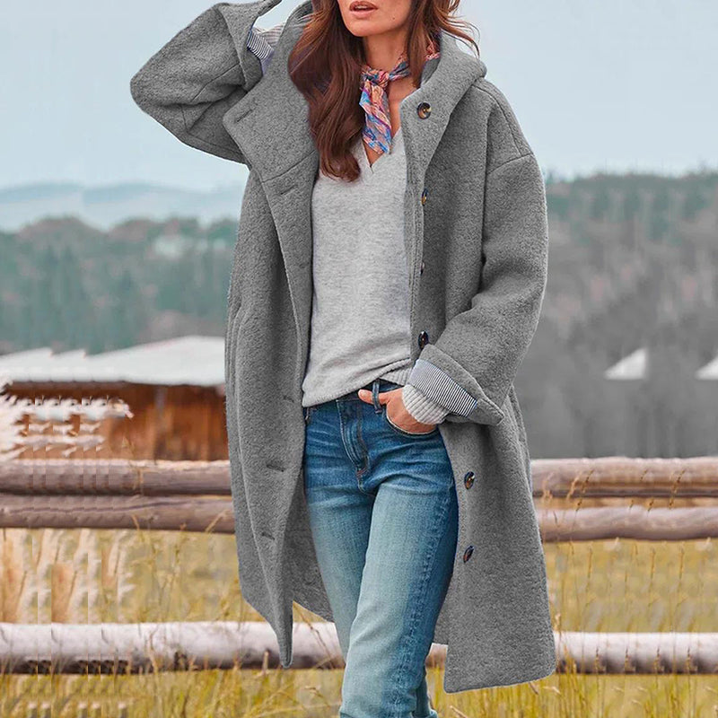 Madison Women's Winter Coat - Warm Jacket with Stylish Hood & Feminine Cut