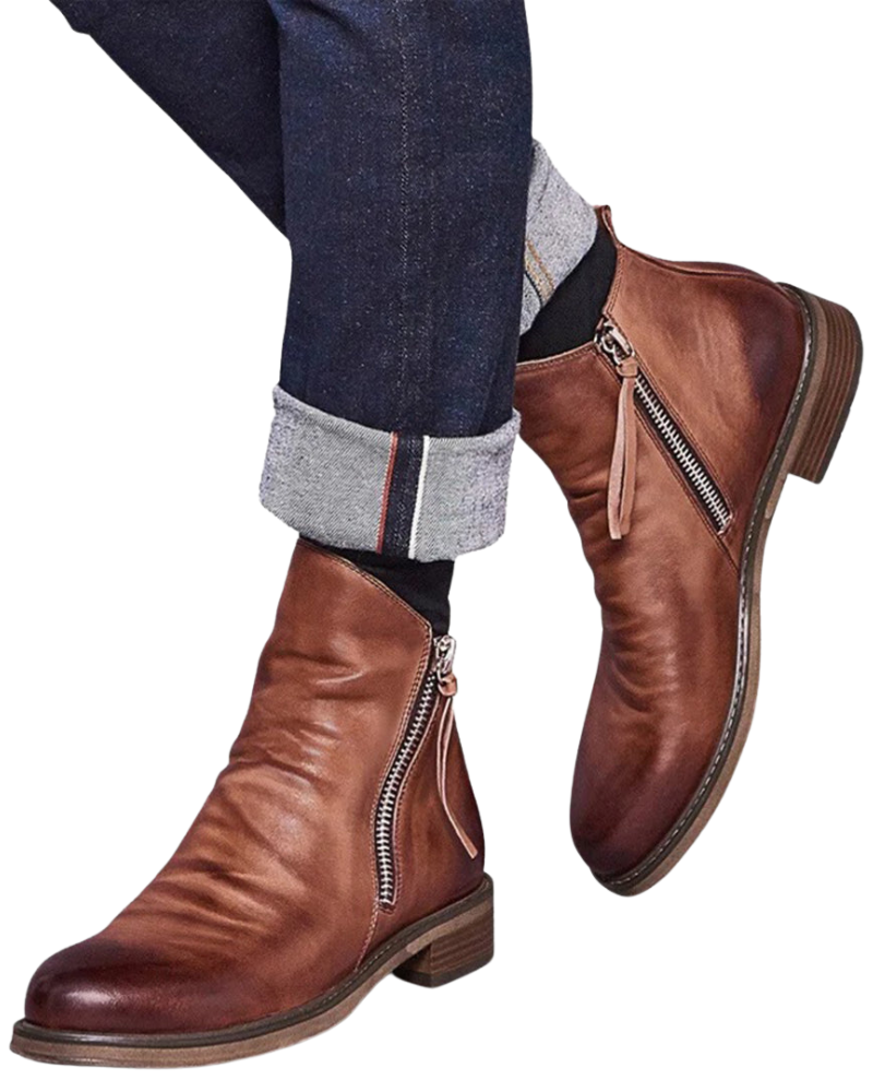 Benjamin Bottines Homme – Boots Élégantes à Zip Latéral avec Design Moderne et Confortable