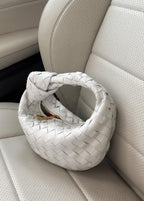 Olivia Sac Mini Trenzado Mujer – Bolso Elegante Efecto Metalizado con Diseño Trenzado Moderno