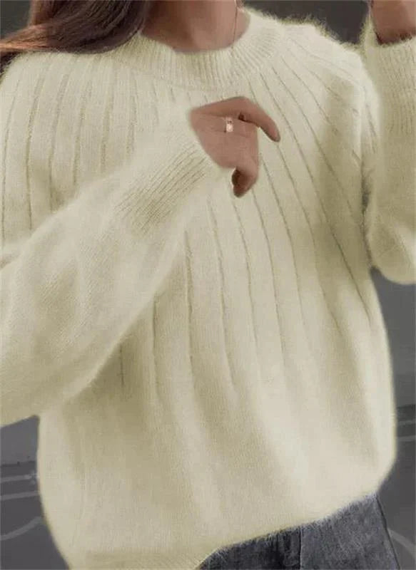 Aurelia Pull Femme en Cachemire – Pull 100 % Cachemire avec Maille Douce et Élégance Intemporelle