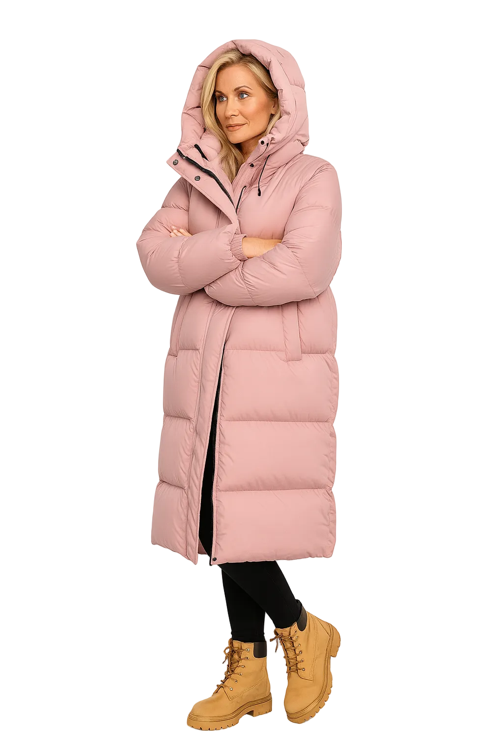 Michelle Doudoune Longue Femme Oversize – Manteau Puffer Chaud et Confortable d'Hiver