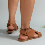 Alice Sandales Femme en Cuir – Sandales Élégantes, Confortables & Idéales pour l'Été