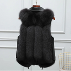 Kelsey Gilet Femme en Fausse Fourrure – Gilet Élégant avec Coupe Ajustable & Doublure Douce